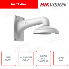 Support mural HIKVISION DS-1605ZJ pour caméras dôme PTZ 4 pouces