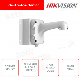 Supporto angolare HIKVISION DS-1604ZJ-Corner per telecamere speed dome