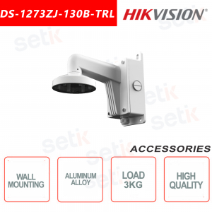 Aluminum Alloy Camera Wall Mount Bracket - Hikvision