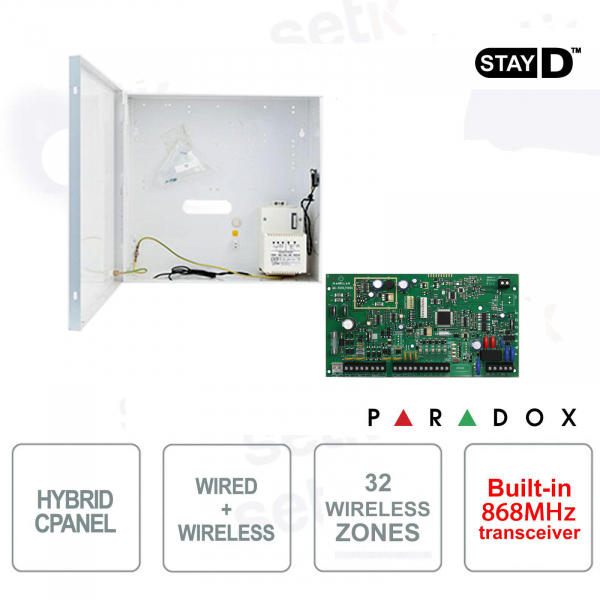 Magellan Central Alarm Paradox MG5050 / 86 Wireless 868MHz Wired Hybrid