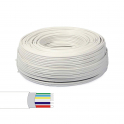 Madeja de 100 metros cable de alarma apantallado 6 hilos 4 + 2 2x0 75 4x0 22 para instalación y sistemas de seguridad