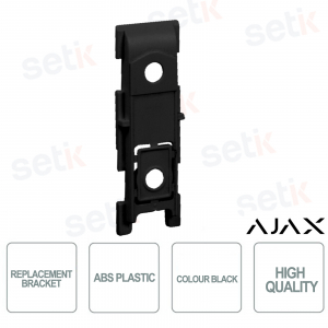 Staffa di ricambio in plastica ABS nera compatibile 38098.03.BL1 / 38100.21.BL1 / 38108.05.BL1 - Ajax