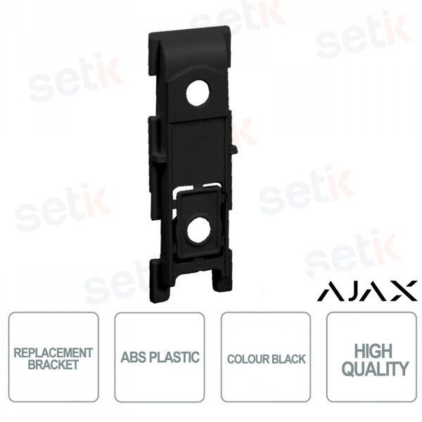 Staffa di ricambio in plastica ABS nera compatibile 38098.03.BL1 / 38100.21.BL1 / 38108.05.BL1 - Ajax