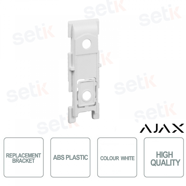Ajax replacement bracket in white ABS plastic
