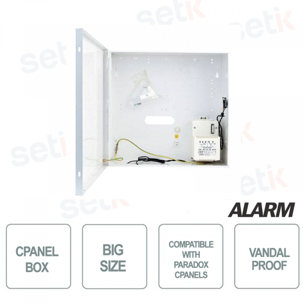 Grand conteneur pour centrales d'alarme Paradox MG5000, MG5050, SP4000, SP5500 SP6000 EVO192