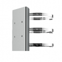Support de montage sur poteau horizontal pour caméras en acier inoxydable - Hikvision