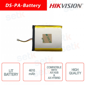 Lithium battery for Hikvision alarm systems