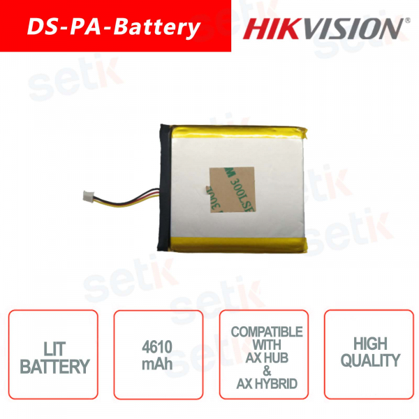 Lithiumbatterie für Hikvision-Alarmsysteme