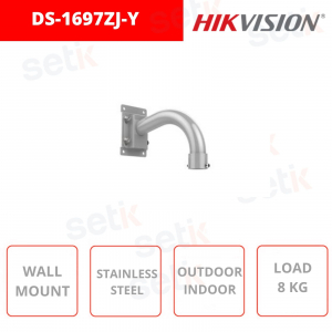 Staffa a muro per montaggio telecamere Hikvision - DS-1697ZJ-Y