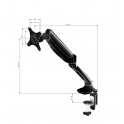 Bras à ressort unique pour moniteur de bureau - IIYAMA