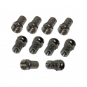 10X Conectores tipo F para RG59 - Tornillo - Setik