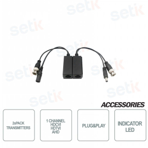 Pack de 2 émetteurs 1 canal vidéo HD - Hyundai