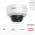 Hyundai Aisense Lente fija domo Full HD de 2MP 2.8 mm IP IR30