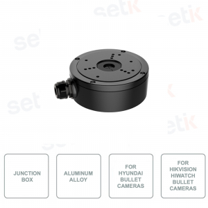 HYUNDAI - HYU-838N - Boîtier de connexion pour caméras bullet Hyundai et Hikvision HiWatch
