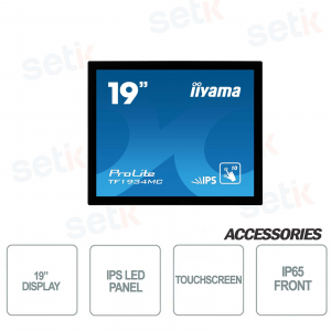 Monitor de pantalla táctil con panel LCD IPS IIYAMA ProLite de 19 ''