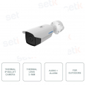 HYUNDAI - HYU-660 - Telecamera Bullet Termica per esterno - Allarme In-Out - Audio in-out - RIlevamento intelligente VCA - POE