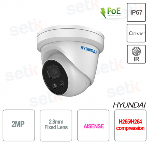 Hyundai Dome 2MP IR50 Festobjektiv 2,8 mm IP