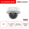 Cámara domo HIKVISION IR60 Detección de movimiento de 5MP