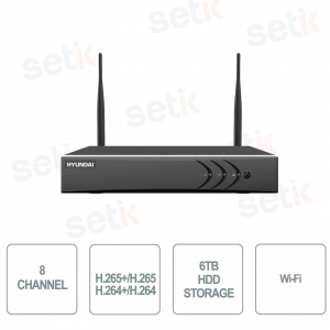 NVR 8 Canaux Hyundai WIFI IP 4mp