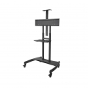 DS-DM6586W - HIKVISION - Staffa mobile a pavimento - In lamiera laminata a freddo SPCC - Max. 90.9Kg - Per display 55-80 pollici