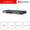 DS-3E0520HP-E - HIKVISION - Unmanageable Network Switch - 20 Gigabit Ports - Lightning Protection