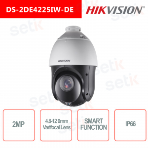 Telecamera Dome Hikvision2MP 4.8-120mm Darkfighter Onvif PoE ir