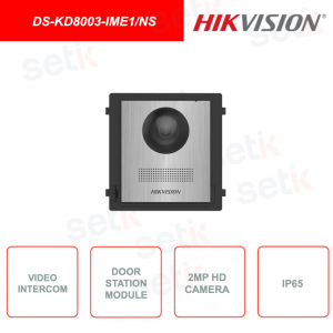 DS-KD8003-IME1 / NS - Station extérieure - Caméra Fisheye HD 2MP - IP65