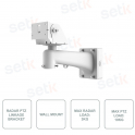 PFB414W - Dahua - Soporte de conexión de radar - PTZ - En aleación de aluminio - Blanco