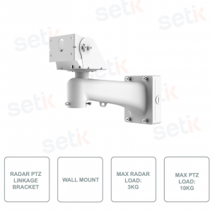 PFB414W - Dahua - Soporte de conexión de radar - PTZ - En aleación de aluminio - Blanco