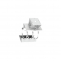 Support for Hikvision horizontal pole in stainless steel