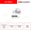 Soporte para poste horizontal Hikvision en acero inoxidable