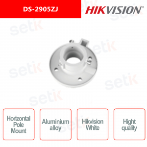 Supporto per palo orizzontale Hikvision in lega di alluminio