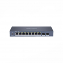 Smart Switch Hikvision 8 Gigabit PoE + 2 Puertos Gigabit