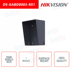 Scatola esterna con tettoia Antipioggia-1 modulo-Hikvision