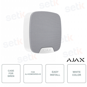 AJ-CASEHS-W / 12313 - Ajax - Boîtier de remplacement pour sirène - Compatible avec le modèle AJAX 38111.11.WH1