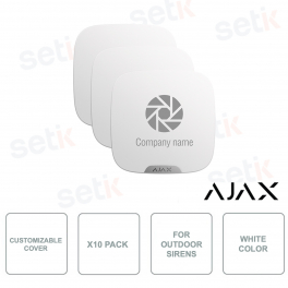 Plaque de marque blanche Ajax pour StreetSiren DoubleDeck, lot de 10 personnalisables