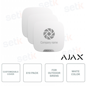 Plaque de marque blanche Ajax pour StreetSiren DoubleDeck, lot de 10 personnalisables