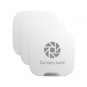 Ajax White Brandplate for StreetSiren DoubleDeck Pack of 10 Customizable