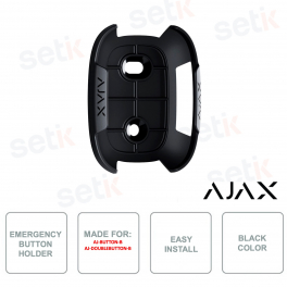Ajax Holder Nero: Supporto Universale per Button e DoubleButton con Installazione Rapida e Sicura