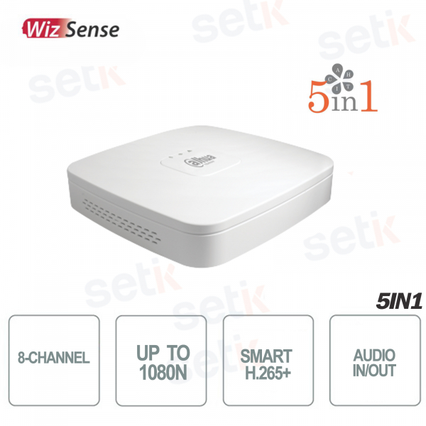 Enregistreur vidéo Dahua XVR4108C-I - 8 canaux avec intelligence artificielle avancée