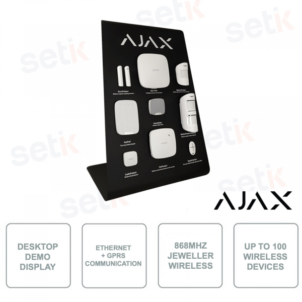 AJ-STOTEM-W - Pantalla de escritorio profesional - Para kit de alarma multicomponente Ajax