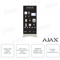 AJ-BTOTEM2-W-IT - Espositore dimostrativo verticale per kit d'allarme AJAX - Wireless 868Mhz Jeweller - Con MotionCam