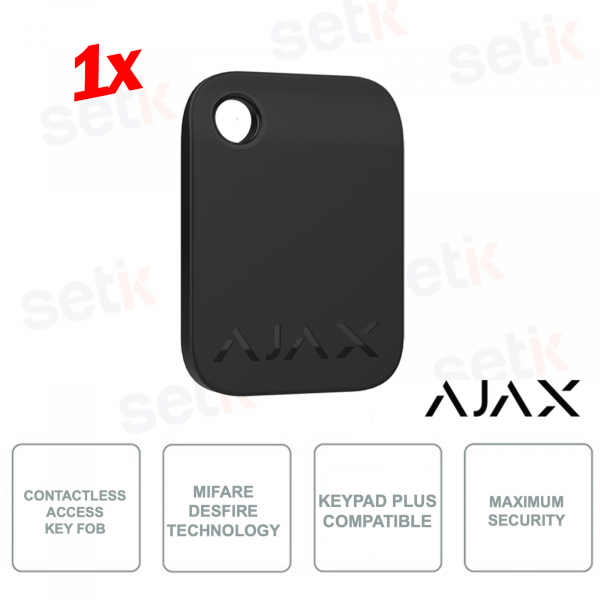 AJ-TAG-B - Ajax - Confezione da 1 Pezzo - Portachiavi di accesso contactless - Tecnologia MIFARE DESFire