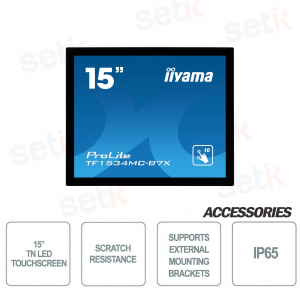 iiyama 15 inch tn led touch screen open frame monitor