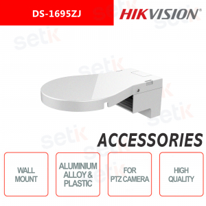 Support mural Hikvision en alliage d'aluminium et plastique pour caméras PTZ