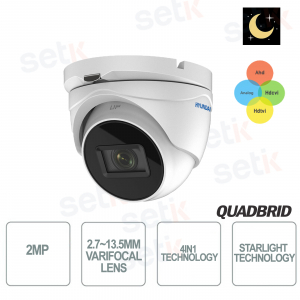 Domo Fijo STARLIGHT 4 en 1 2MP IR 70 METROS EXIR 2.0