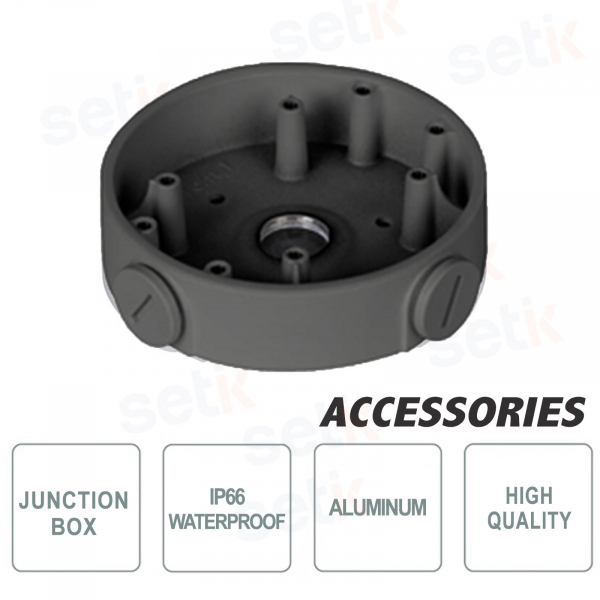 Dahua PFA139 Black Junction Box for Cameras, Durable and Compact