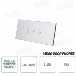 3 LED status display external expansion module - D