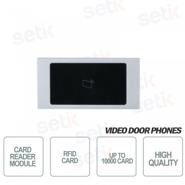 Módulo adicional de lector de tarjetas RFID para estación exterior modular VTO4202F - D