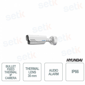 Cámara Bullet IP térmica de Hyundai - GPU integrada